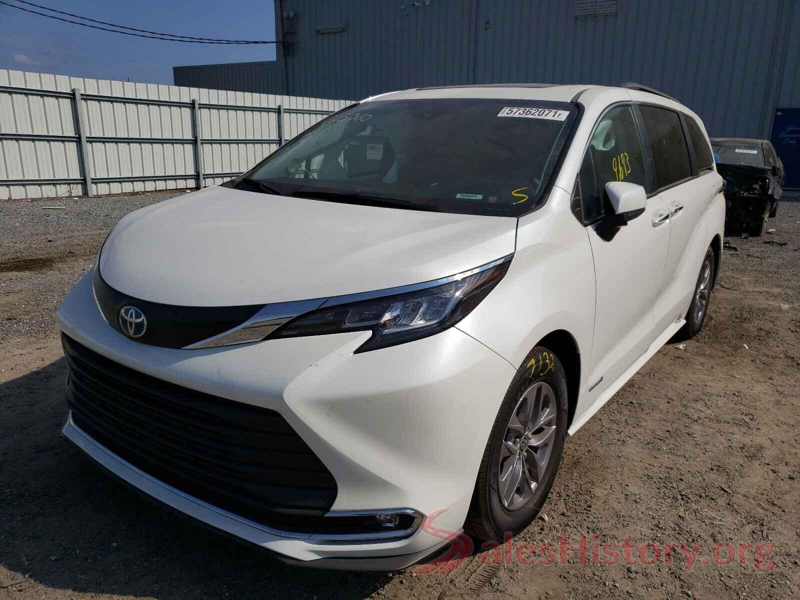 5TDJRKEC7MS002968 2021 TOYOTA SIENNA