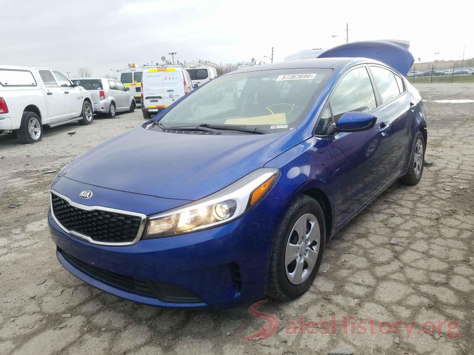 3KPFK4A7XHE077257 2017 KIA FORTE