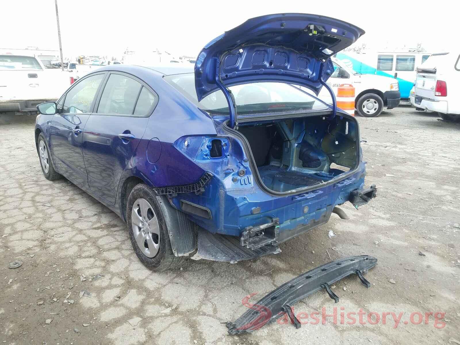 3KPFK4A7XHE077257 2017 KIA FORTE