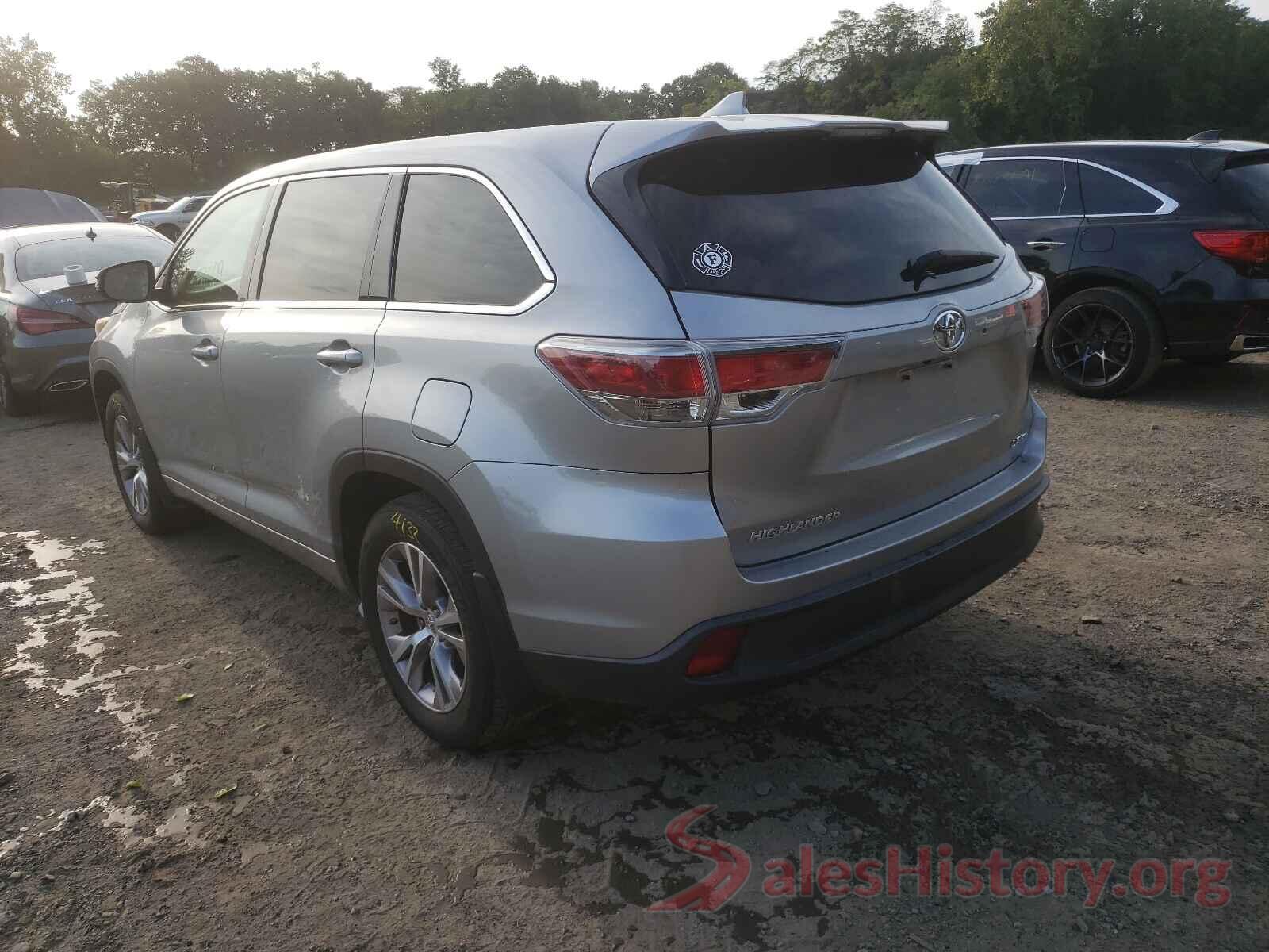 5TDBKRFH8FS158502 2015 TOYOTA HIGHLANDER