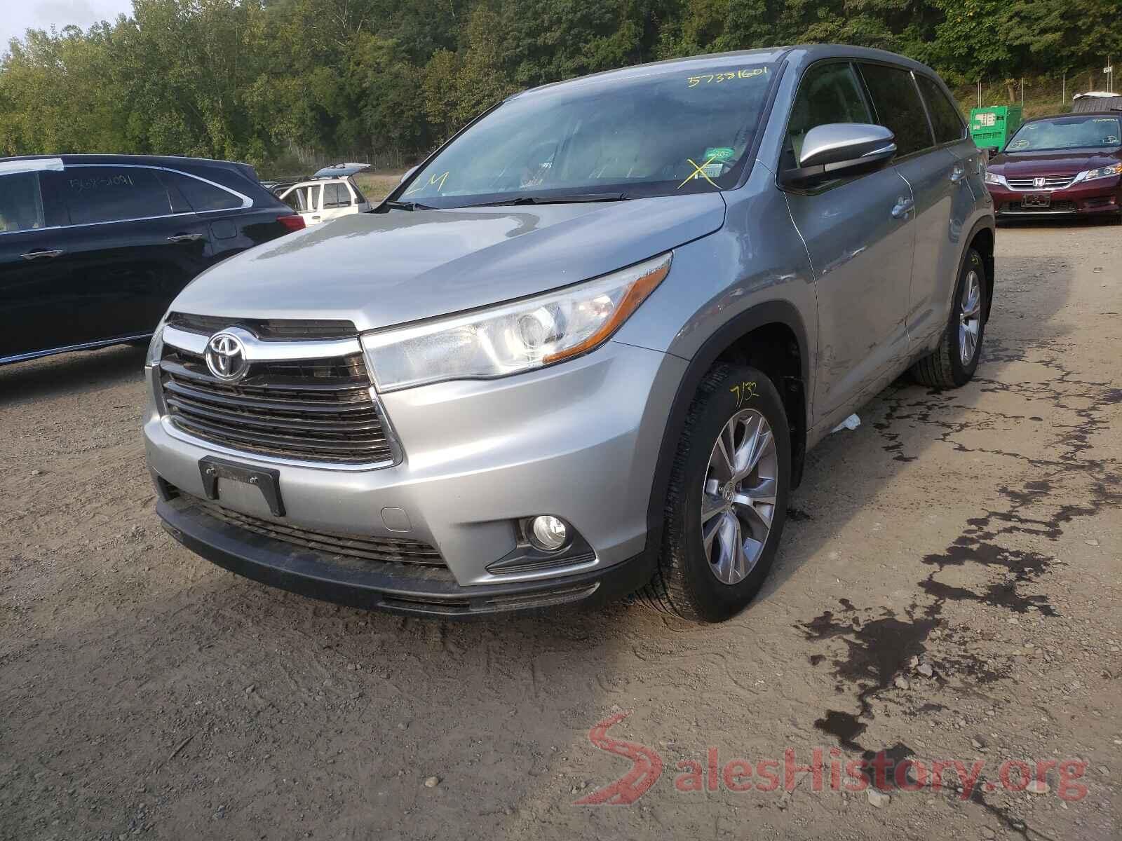 5TDBKRFH8FS158502 2015 TOYOTA HIGHLANDER