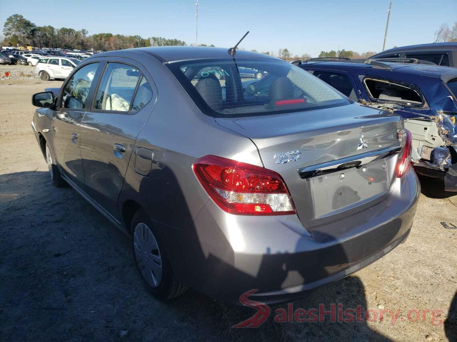 ML32F3FJ0LHF10711 2020 MITSUBISHI MIRAGE