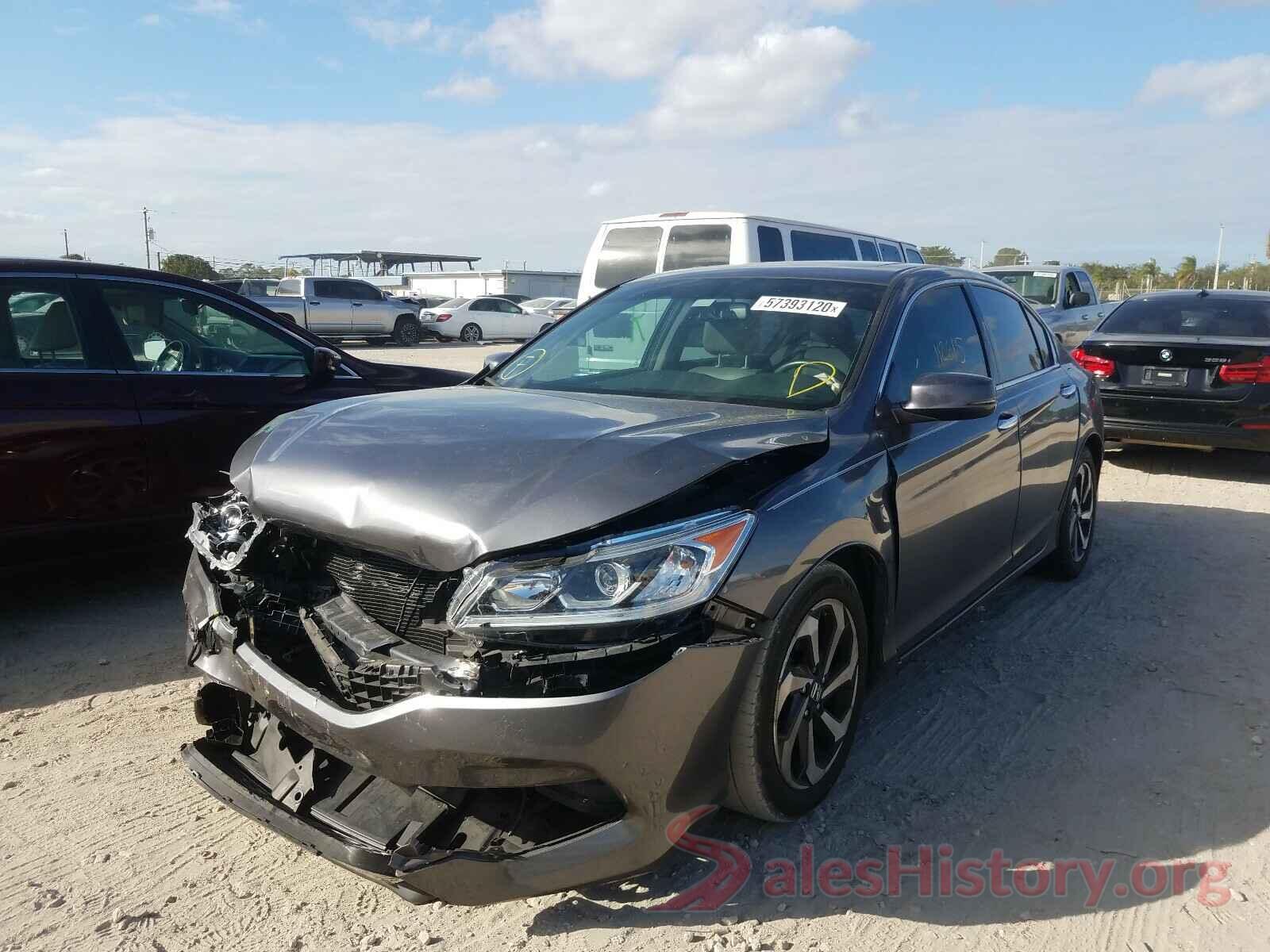 1HGCR3F8XGA007562 2016 HONDA ACCORD