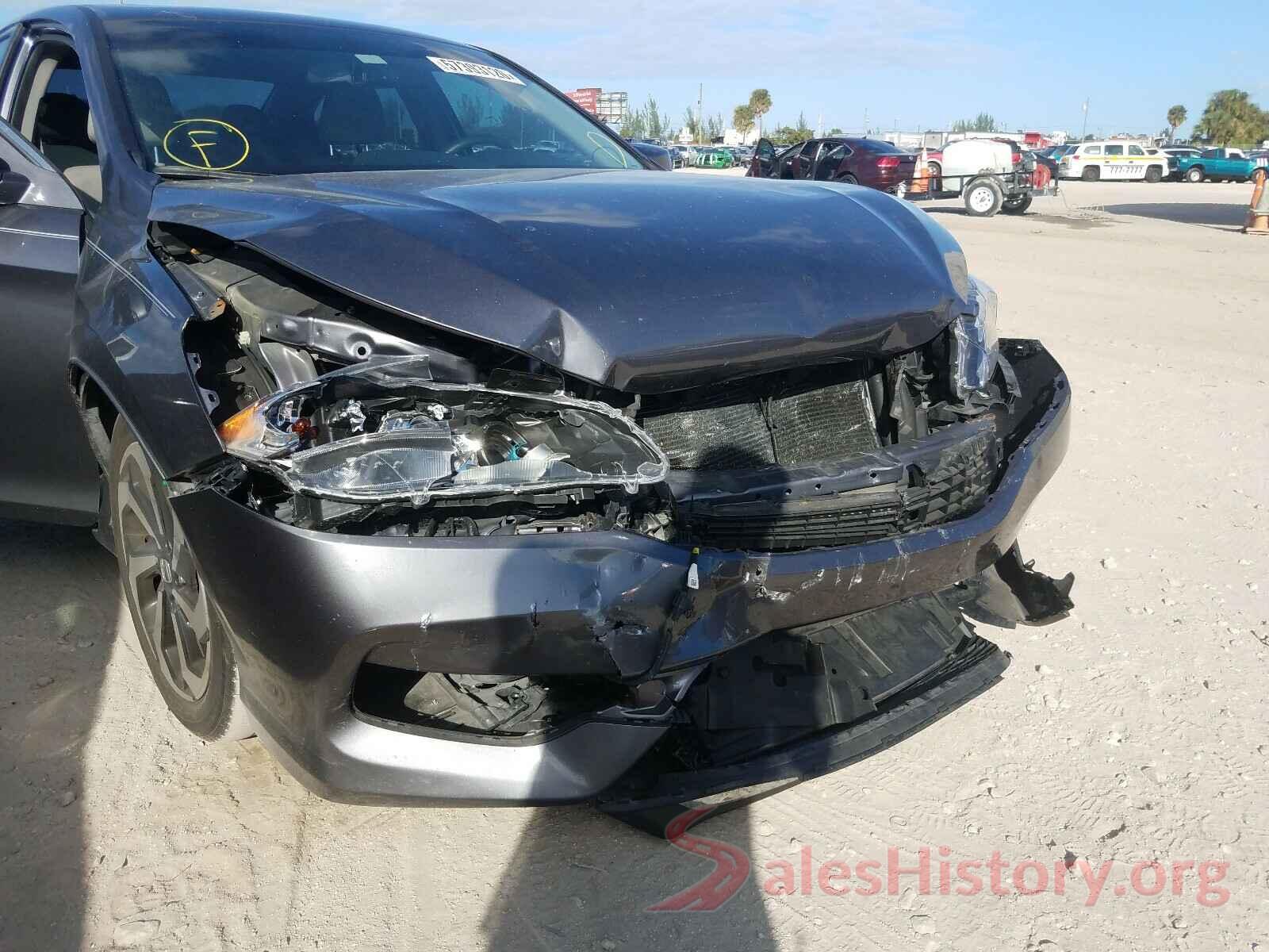 1HGCR3F8XGA007562 2016 HONDA ACCORD