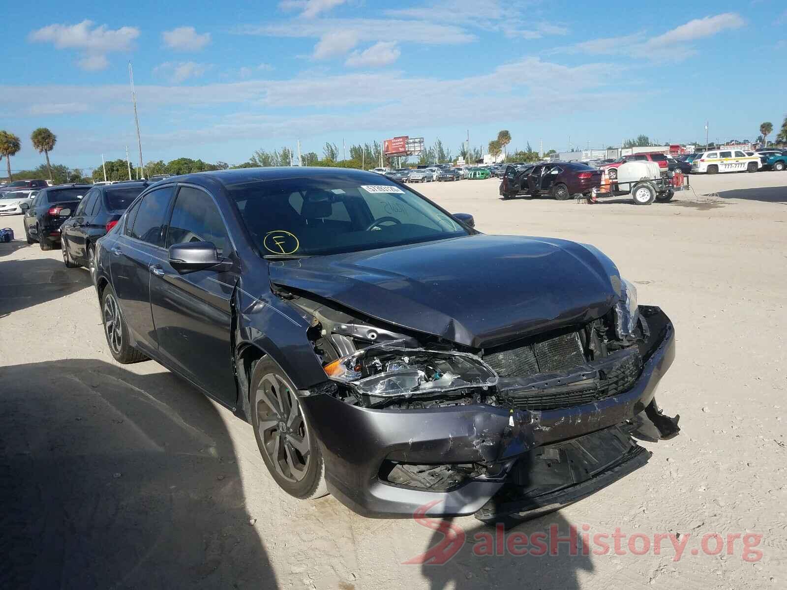 1HGCR3F8XGA007562 2016 HONDA ACCORD