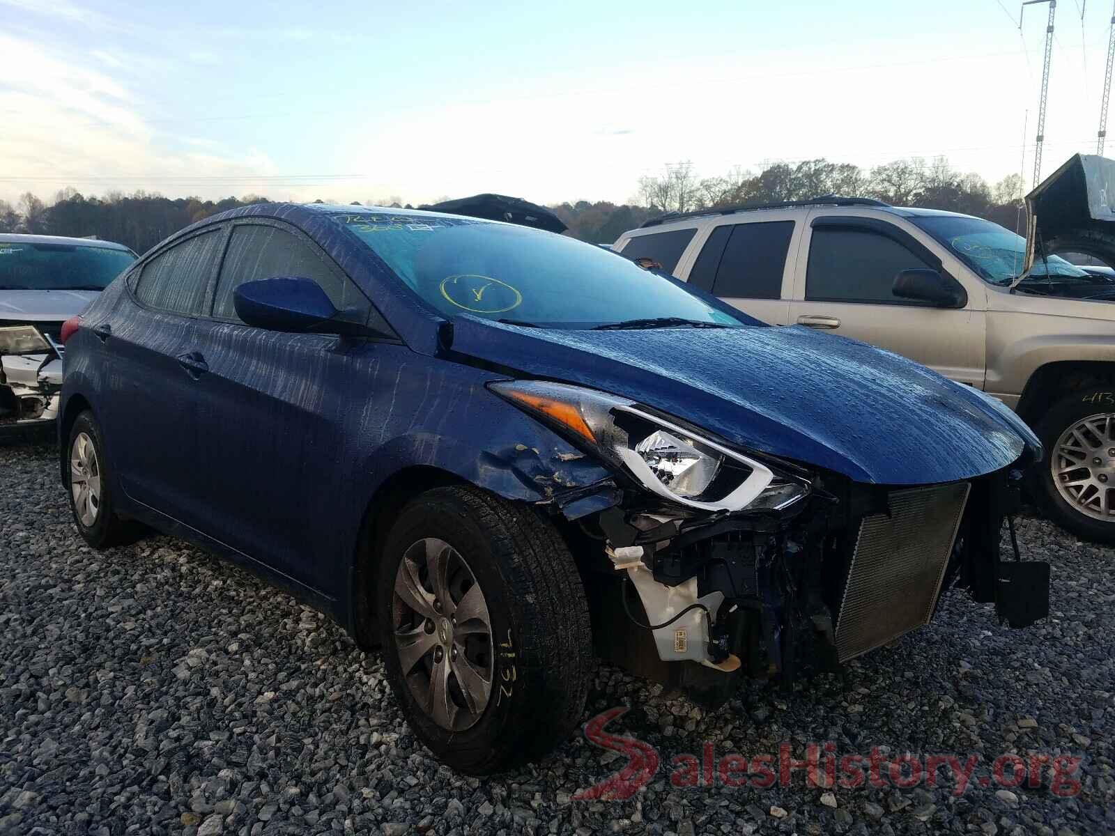 5NPDH4AEXGH791761 2016 HYUNDAI ELANTRA