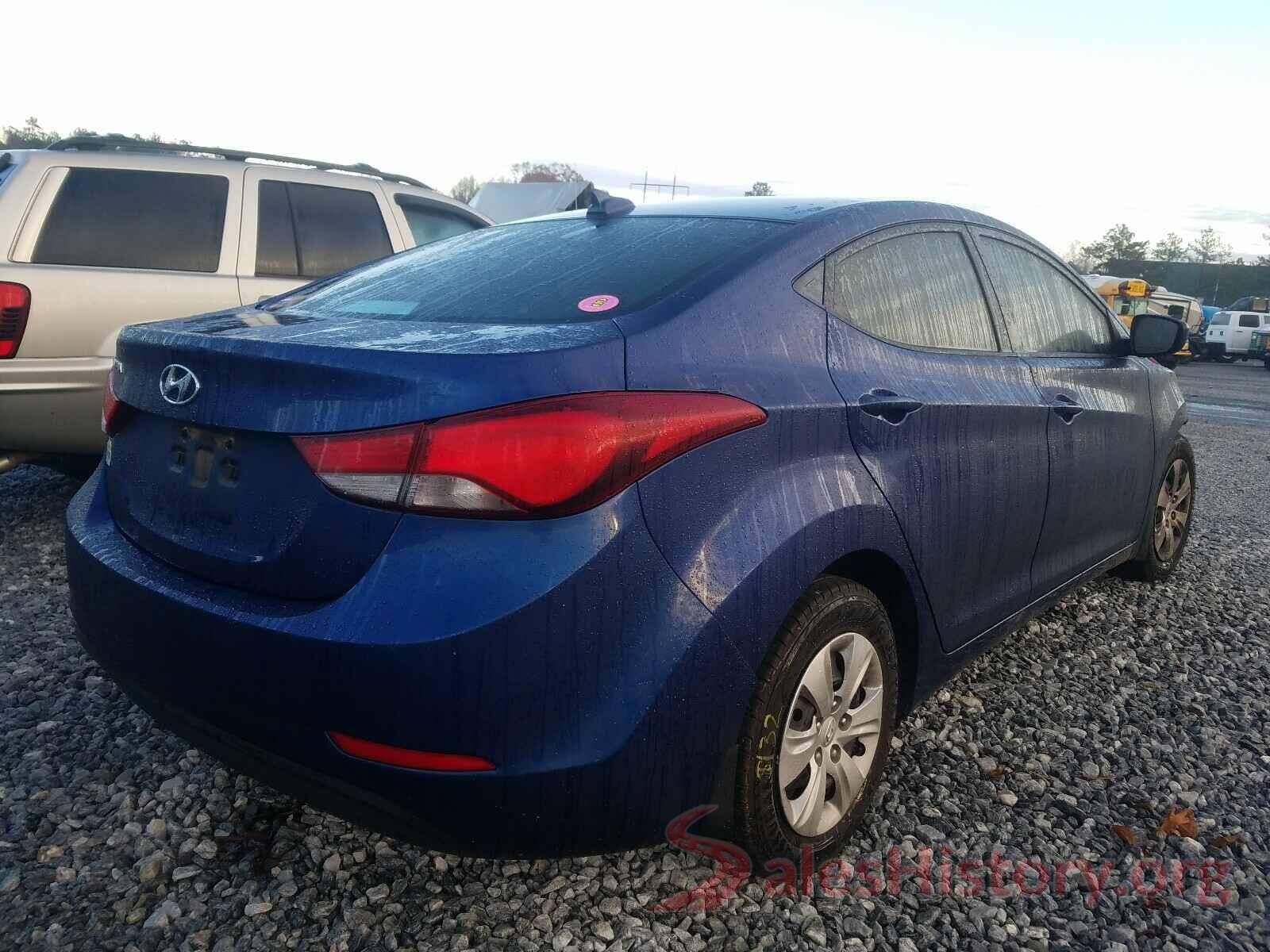 5NPDH4AEXGH791761 2016 HYUNDAI ELANTRA