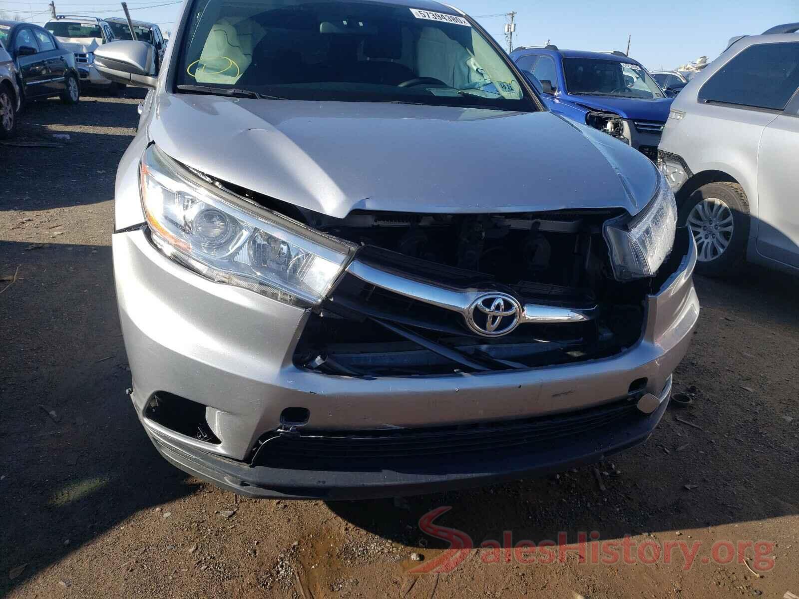 5TDZARFHXGS022052 2016 TOYOTA HIGHLANDER