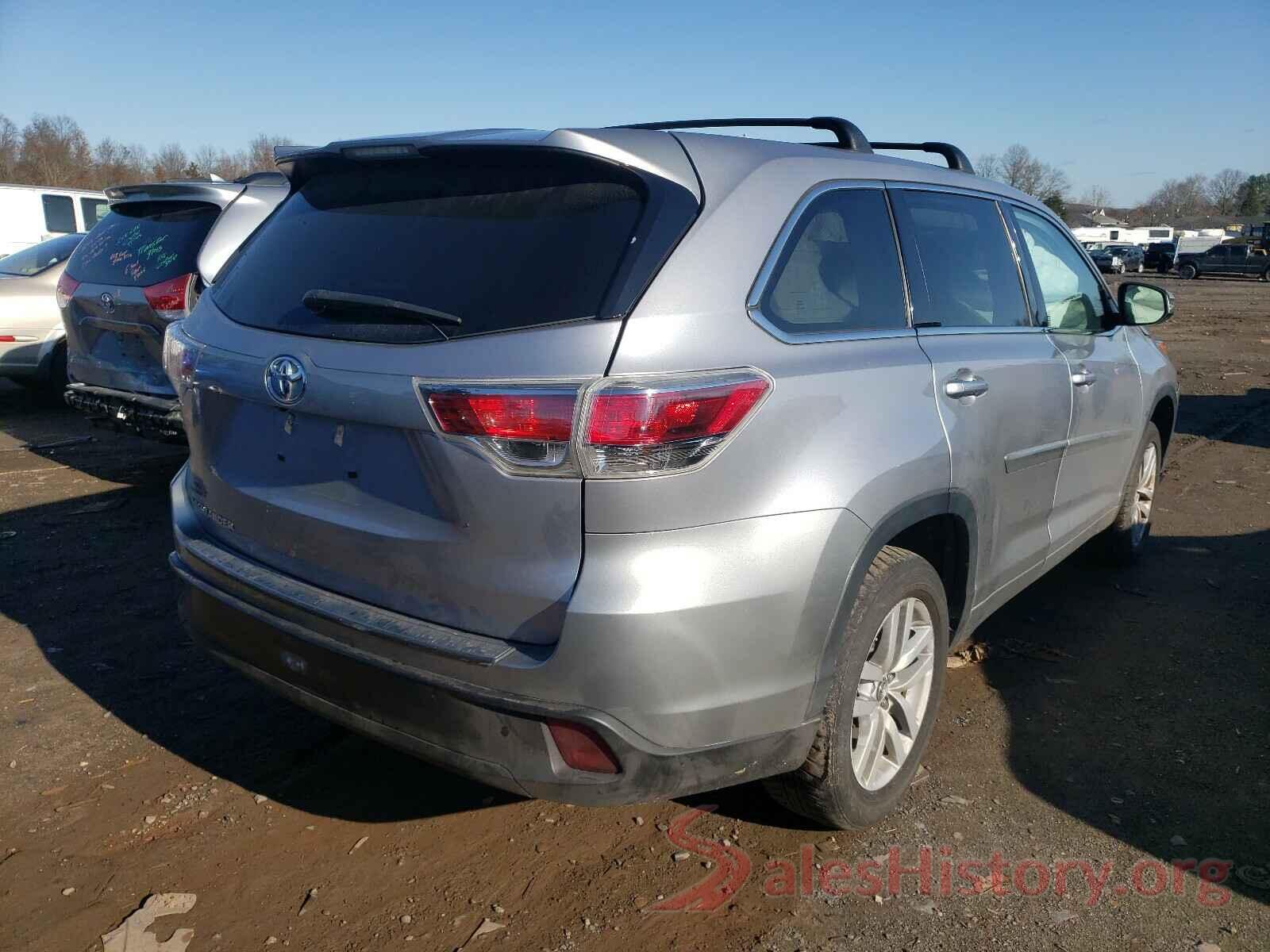 5TDZARFHXGS022052 2016 TOYOTA HIGHLANDER