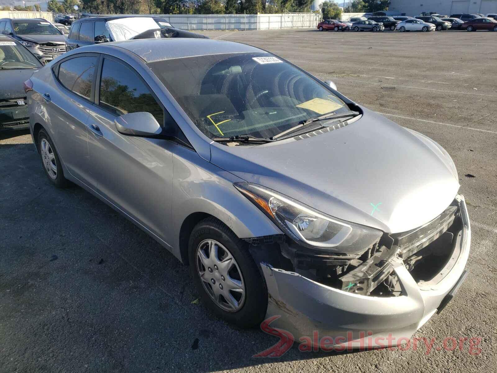 5NPDH4AE5GH723674 2016 HYUNDAI ELANTRA