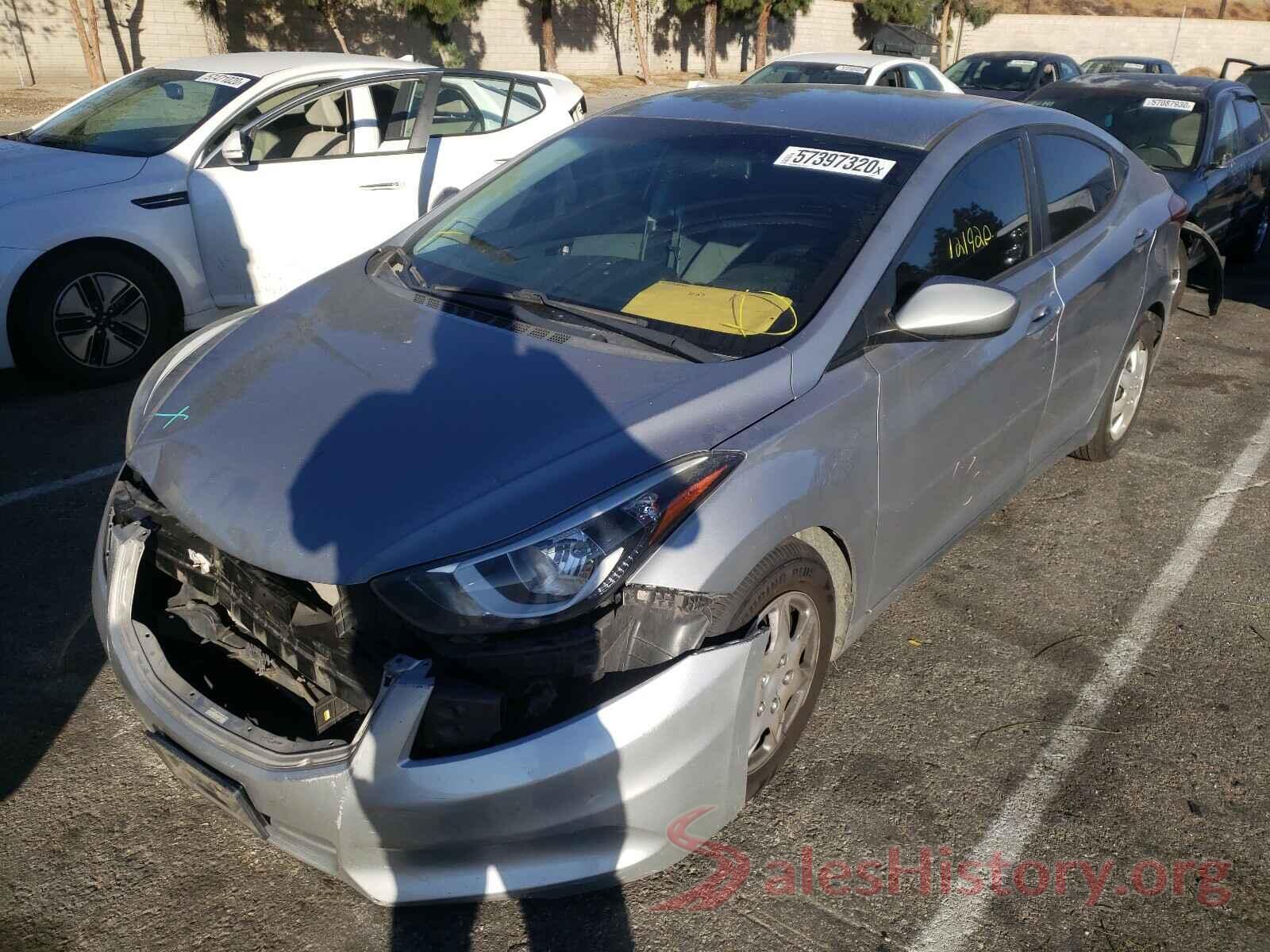 5NPDH4AE5GH723674 2016 HYUNDAI ELANTRA