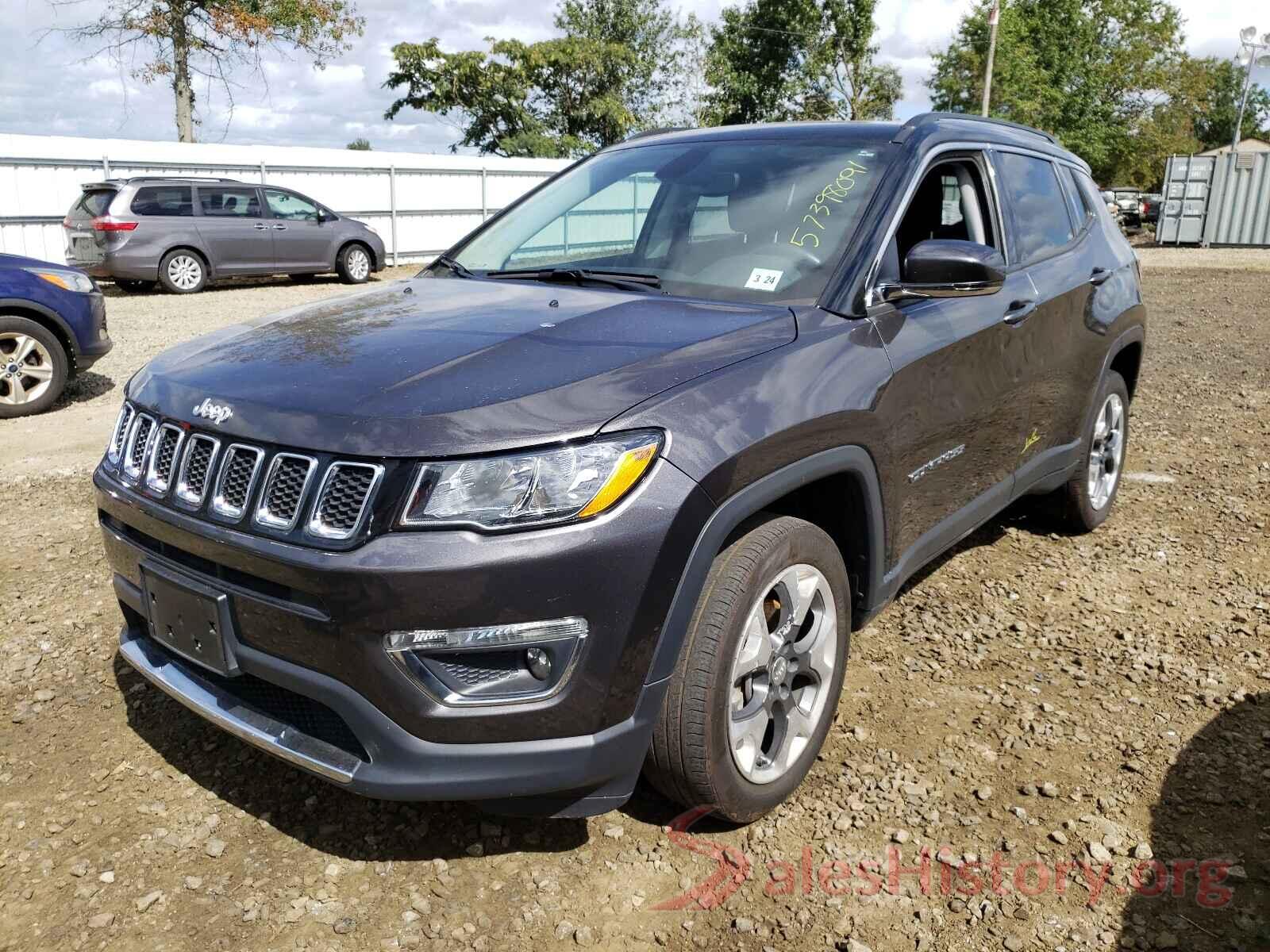 3C4NJDCB7KT602276 2019 JEEP COMPASS