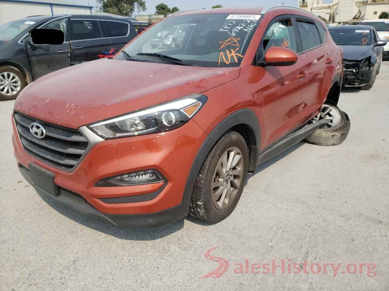 KM8J3CA42GU074520 2016 HYUNDAI TUCSON