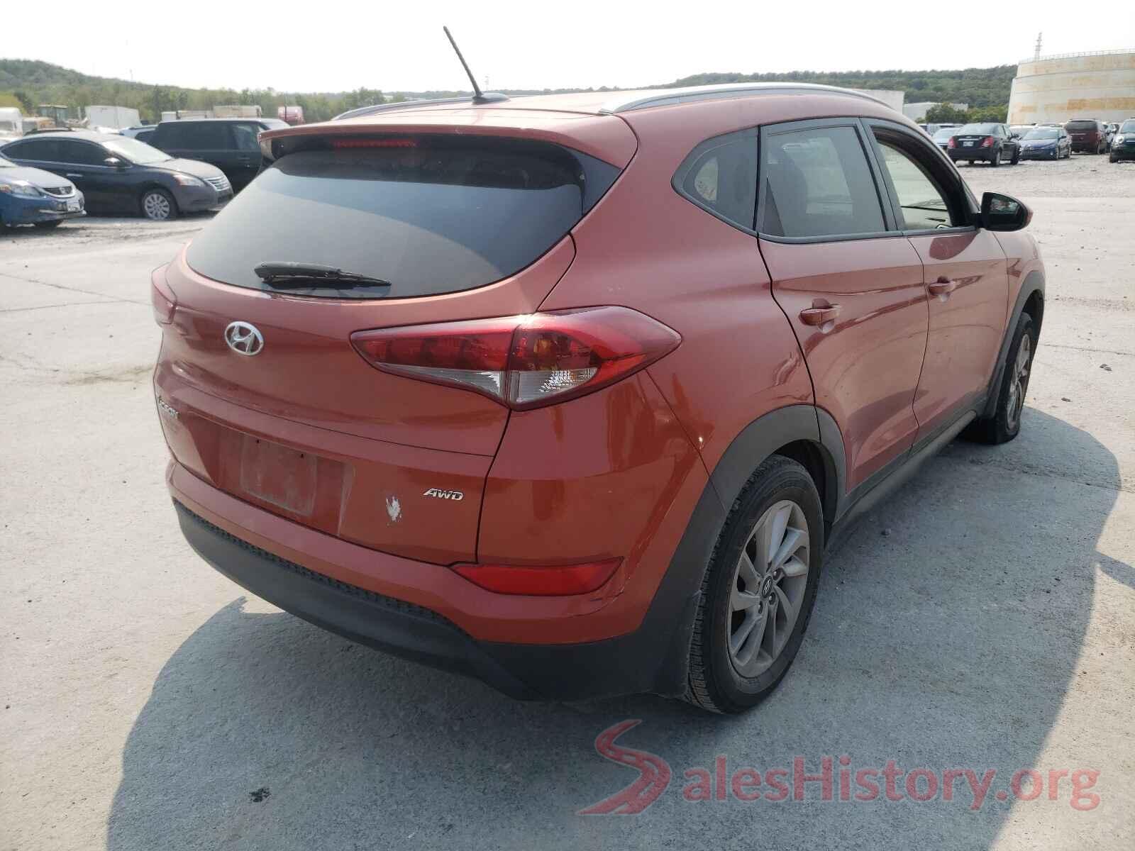 KM8J3CA42GU074520 2016 HYUNDAI TUCSON