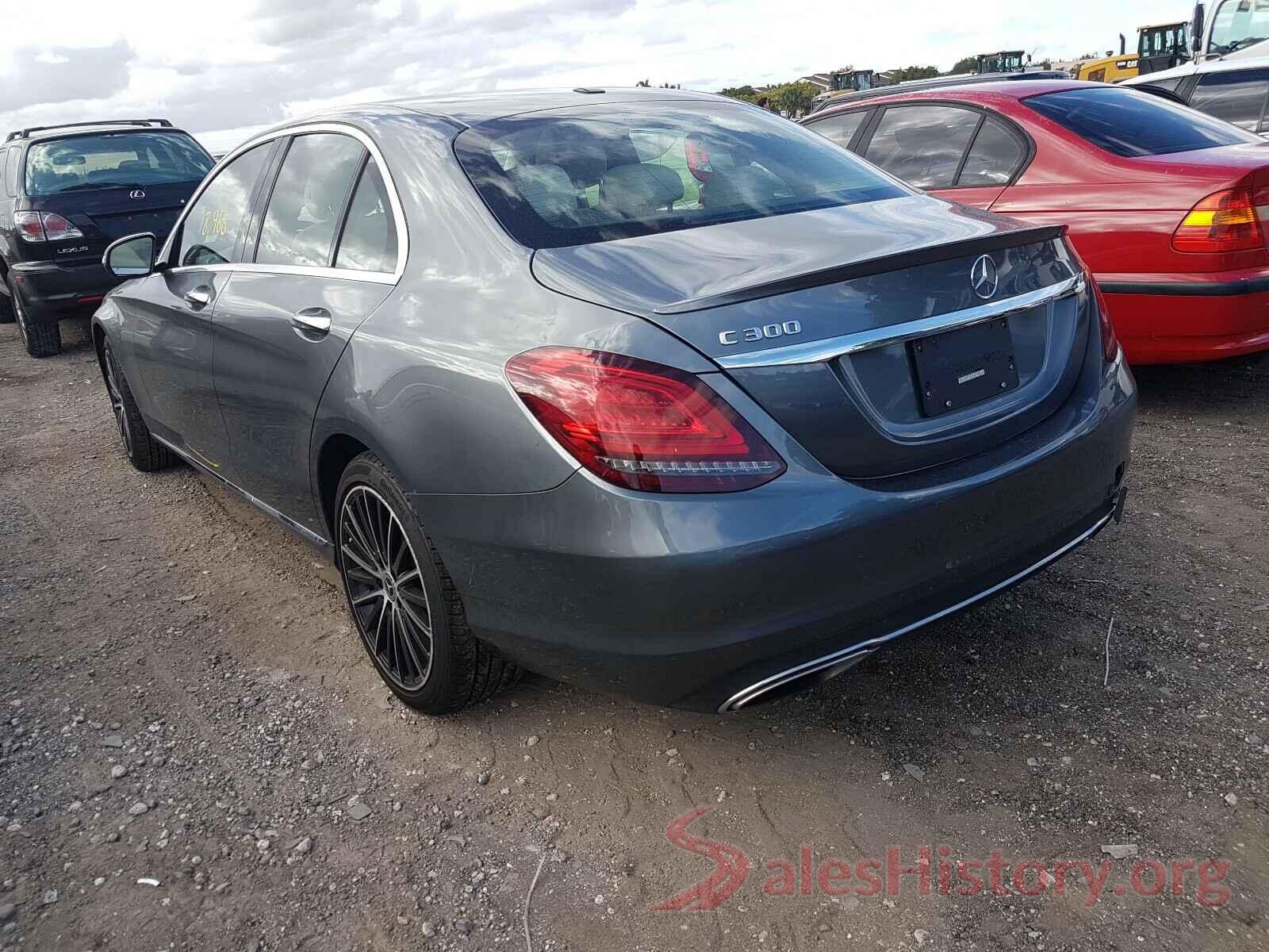 55SWF8DB1KU304752 2019 MERCEDES-BENZ C CLASS