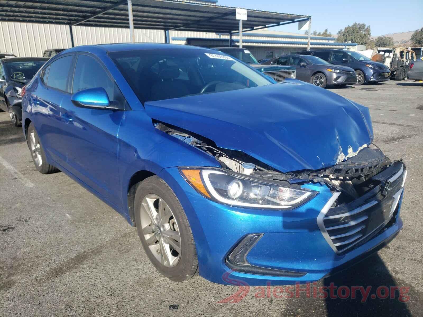 5NPD84LF7JH257291 2018 HYUNDAI ELANTRA