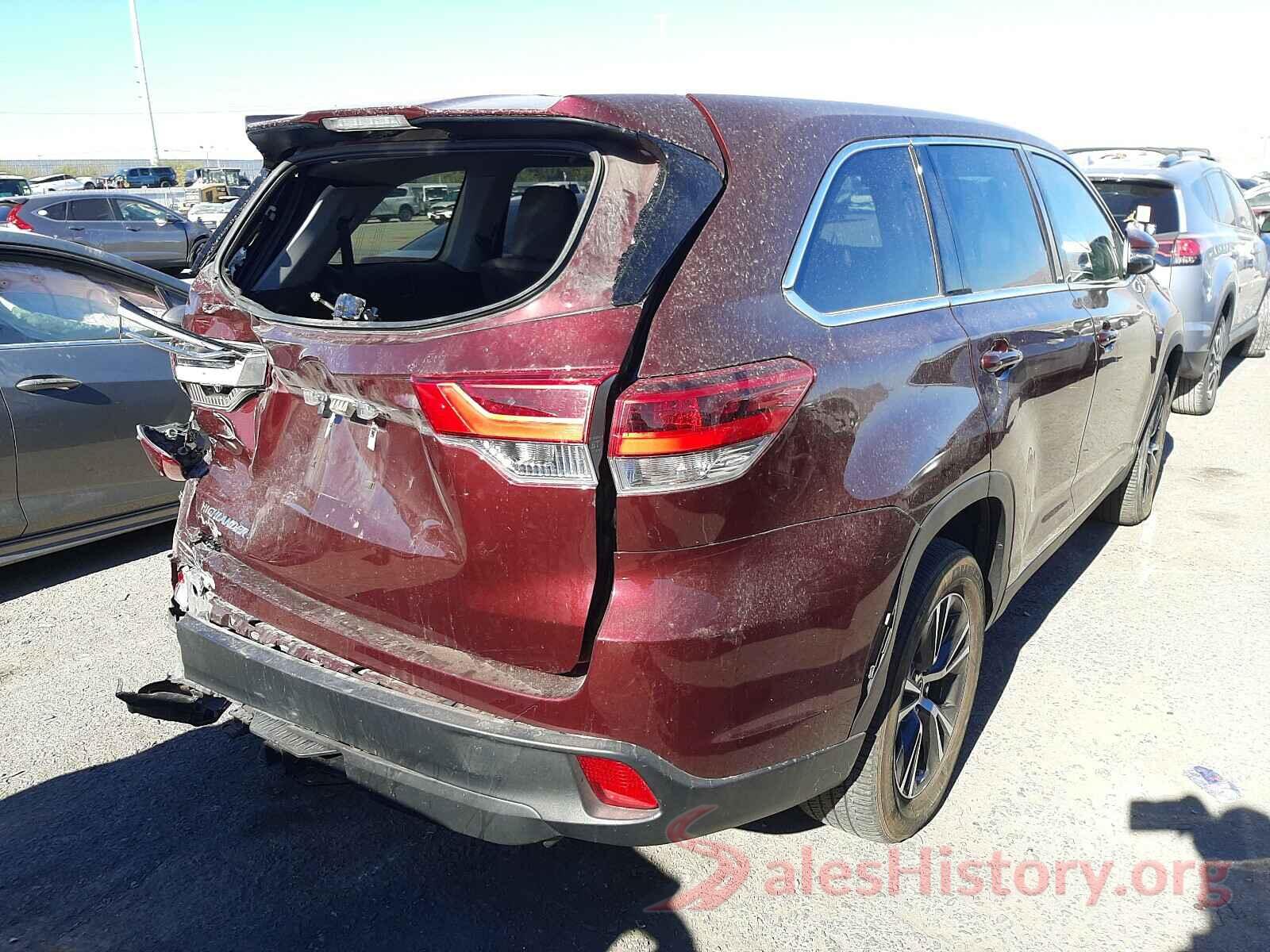 5TDZZRFH8KS329866 2019 TOYOTA HIGHLANDER