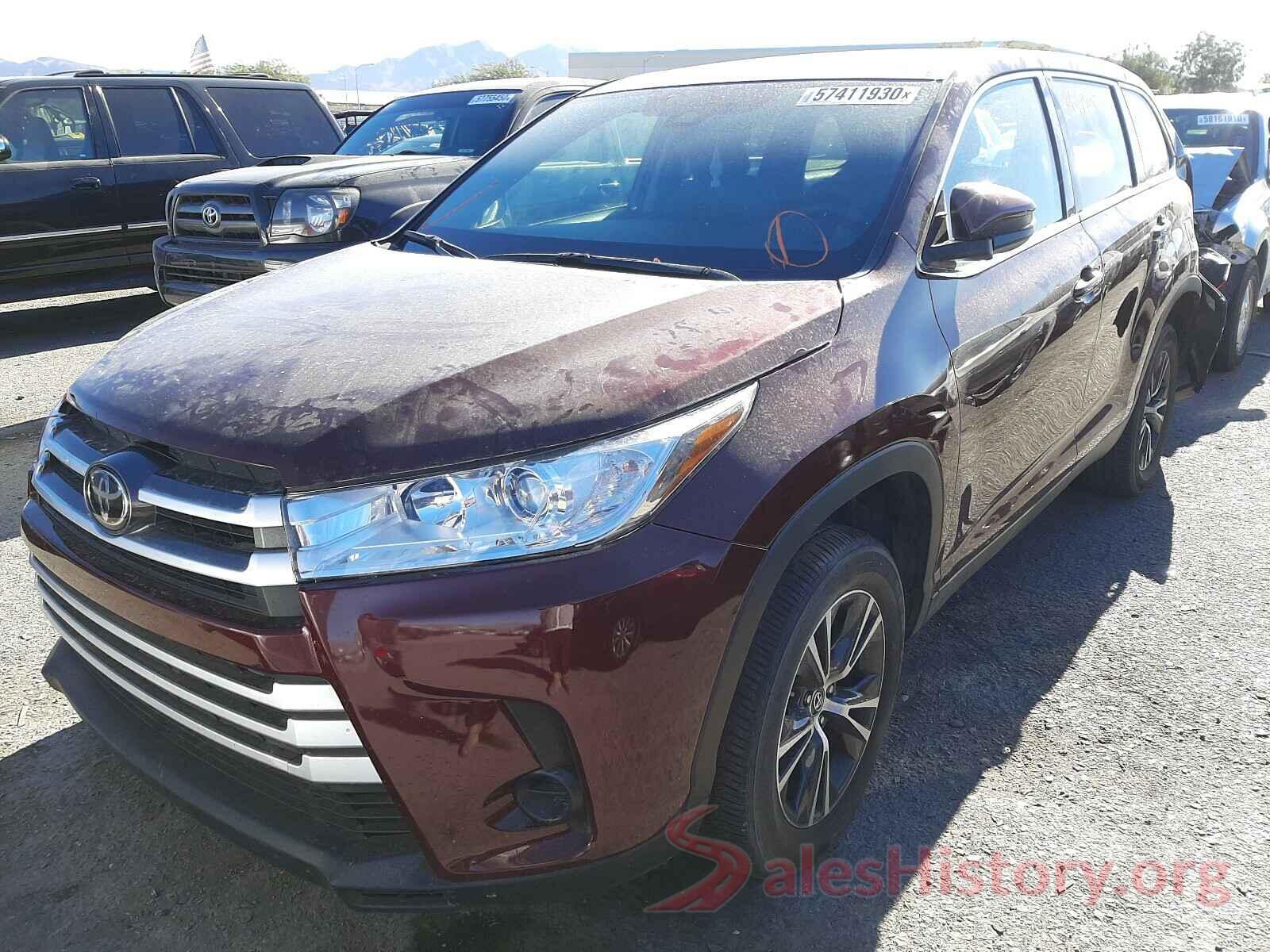 5TDZZRFH8KS329866 2019 TOYOTA HIGHLANDER