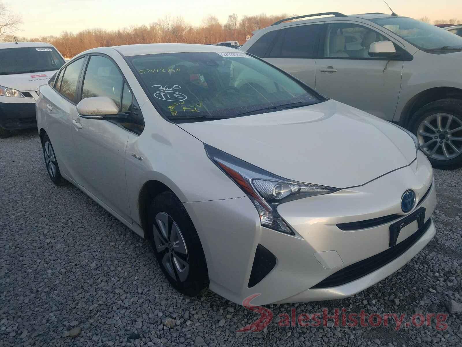 JTDKARFU4J3549396 2018 TOYOTA PRIUS