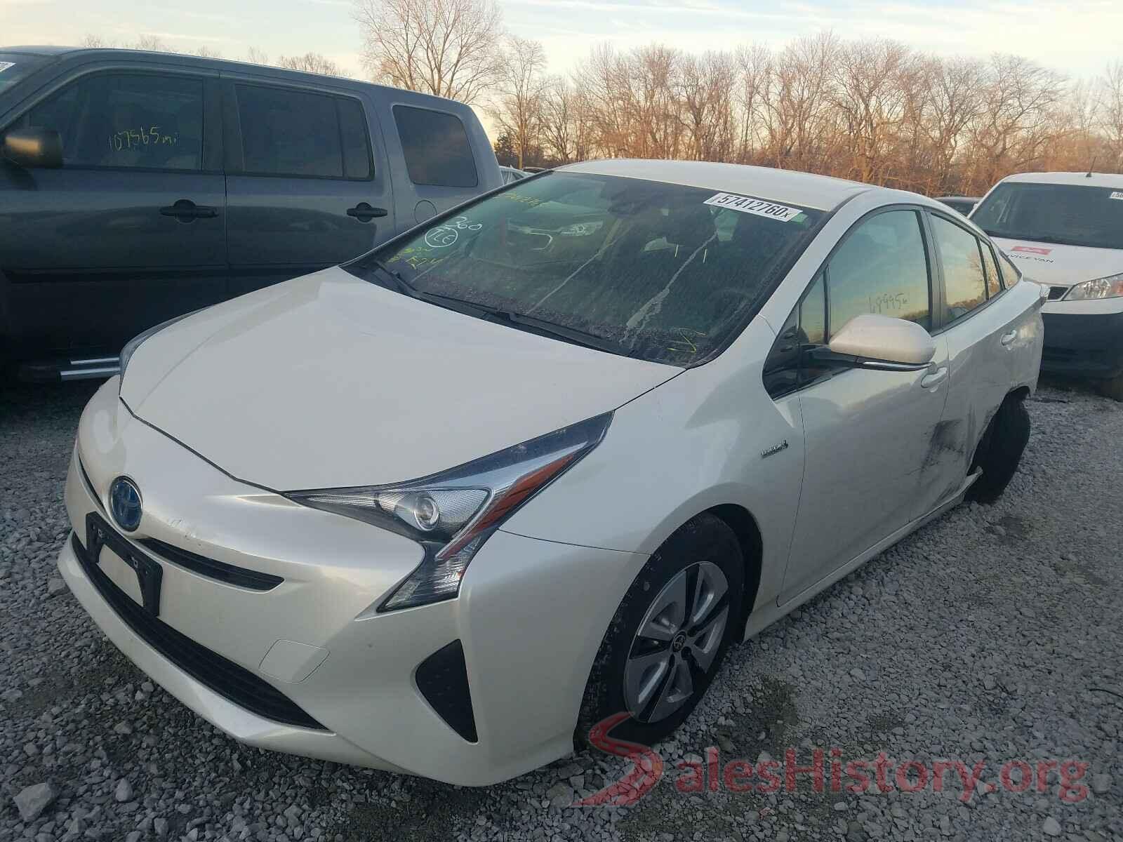 JTDKARFU4J3549396 2018 TOYOTA PRIUS