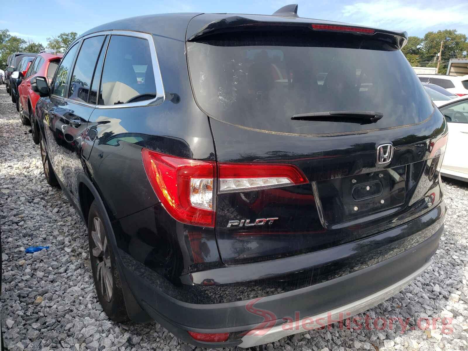 5FNYF5H57KB029031 2019 HONDA PILOT