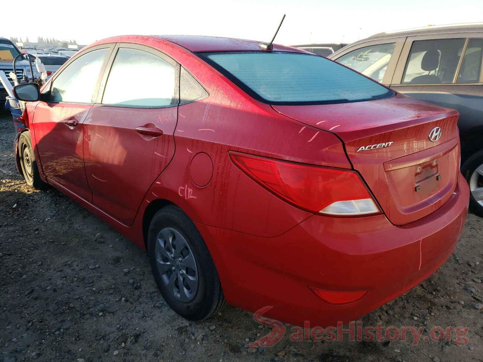 KMHCT4AE7GU119720 2016 HYUNDAI ACCENT