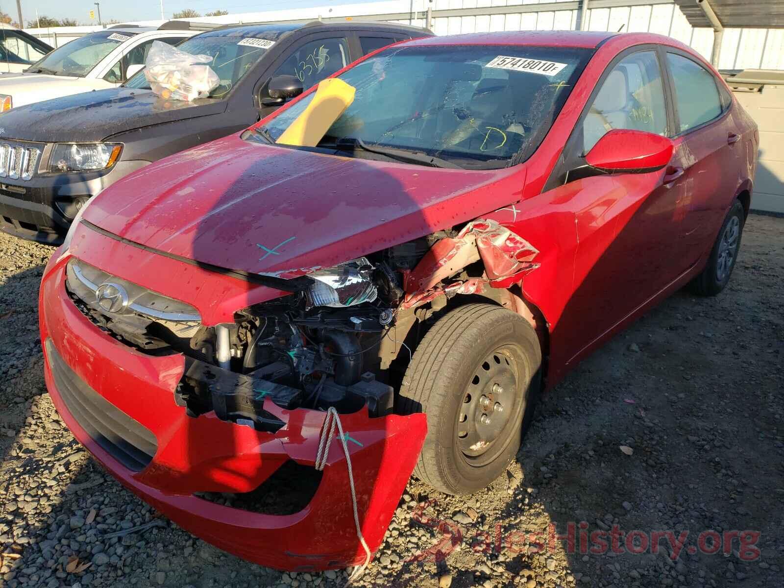 KMHCT4AE7GU119720 2016 HYUNDAI ACCENT