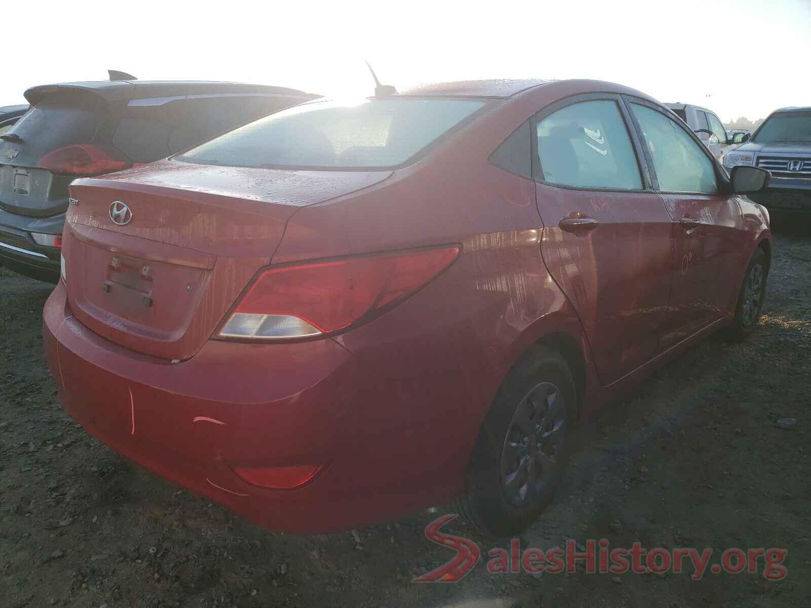 KMHCT4AE7GU119720 2016 HYUNDAI ACCENT