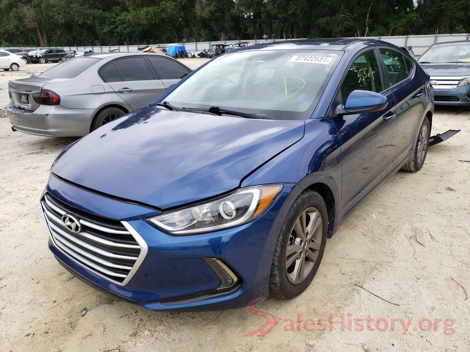 5NPD84LF7JH271126 2018 HYUNDAI ELANTRA