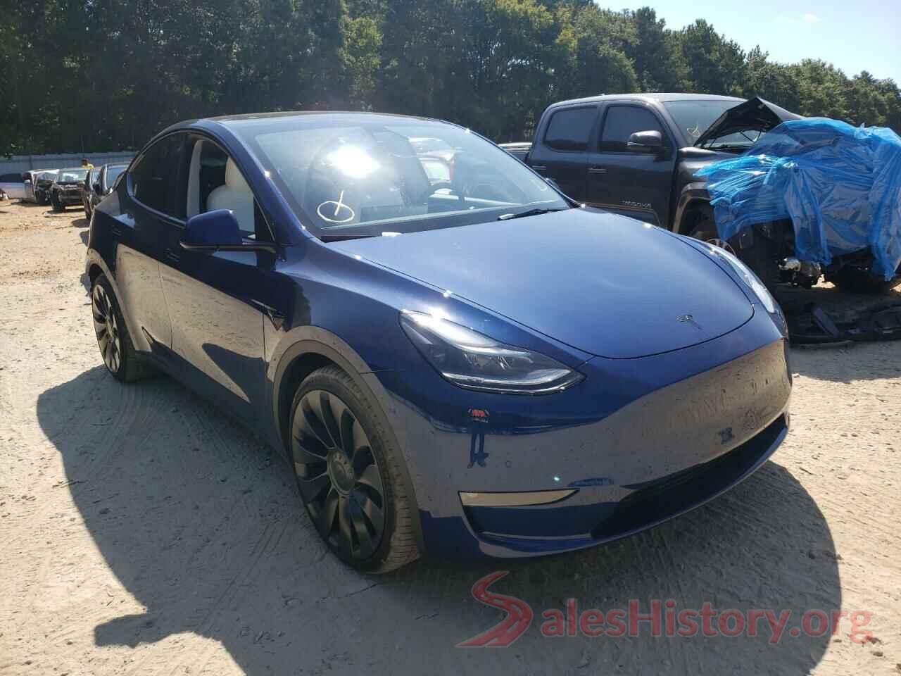 7SAYGDEF8NF399206 2022 TESLA MODEL Y