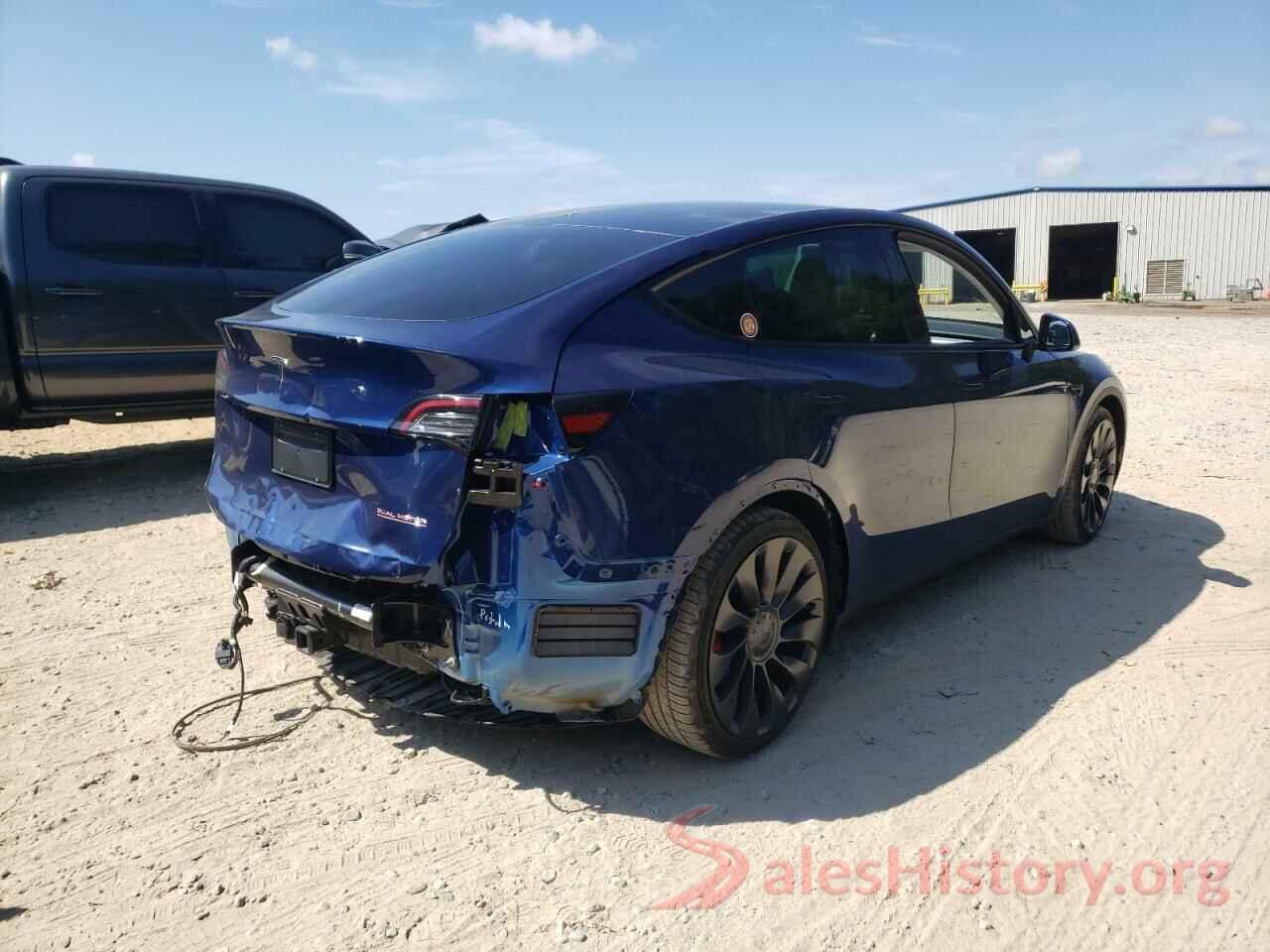 7SAYGDEF8NF399206 2022 TESLA MODEL Y