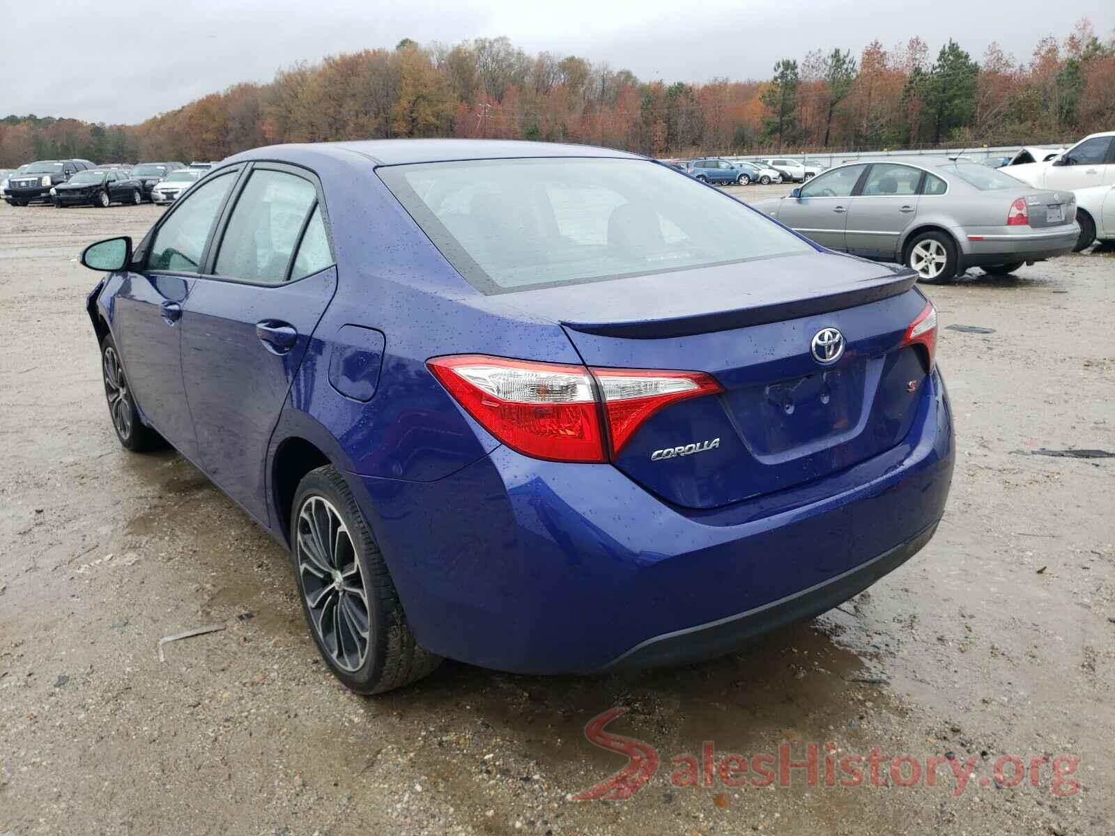 5YFBURHE4GP525371 2016 TOYOTA COROLLA