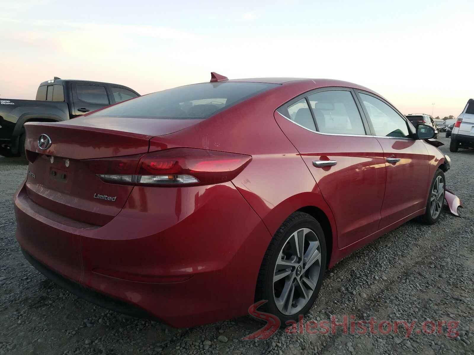 KMHD84LF7HU160619 2017 HYUNDAI ELANTRA