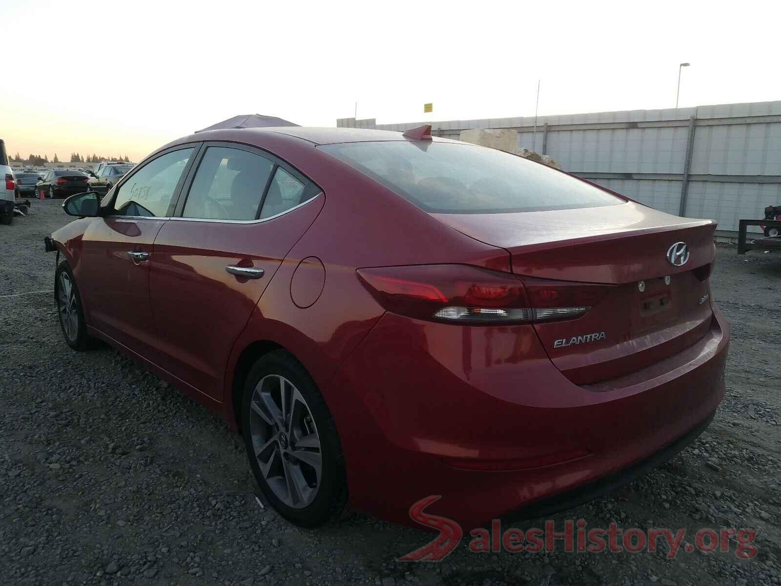 KMHD84LF7HU160619 2017 HYUNDAI ELANTRA