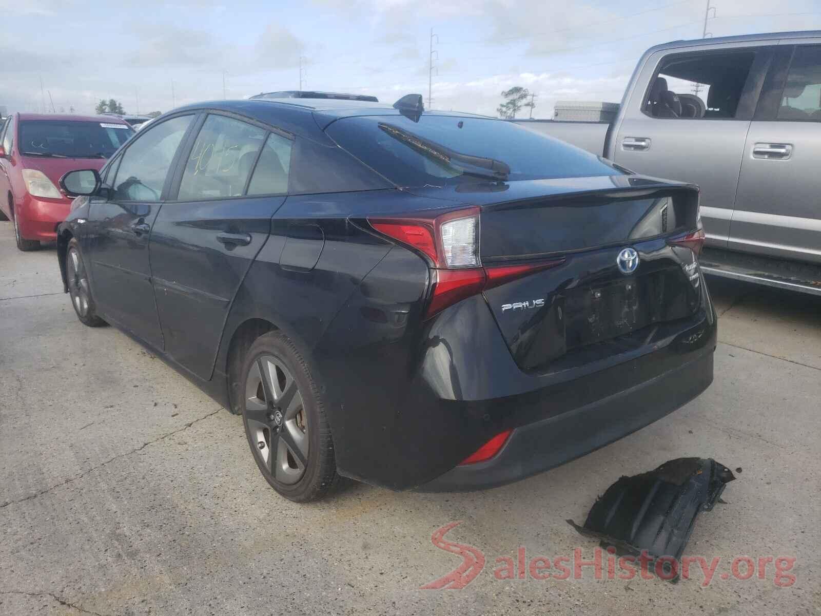 JTDKARFU1K3070533 2019 TOYOTA PRIUS