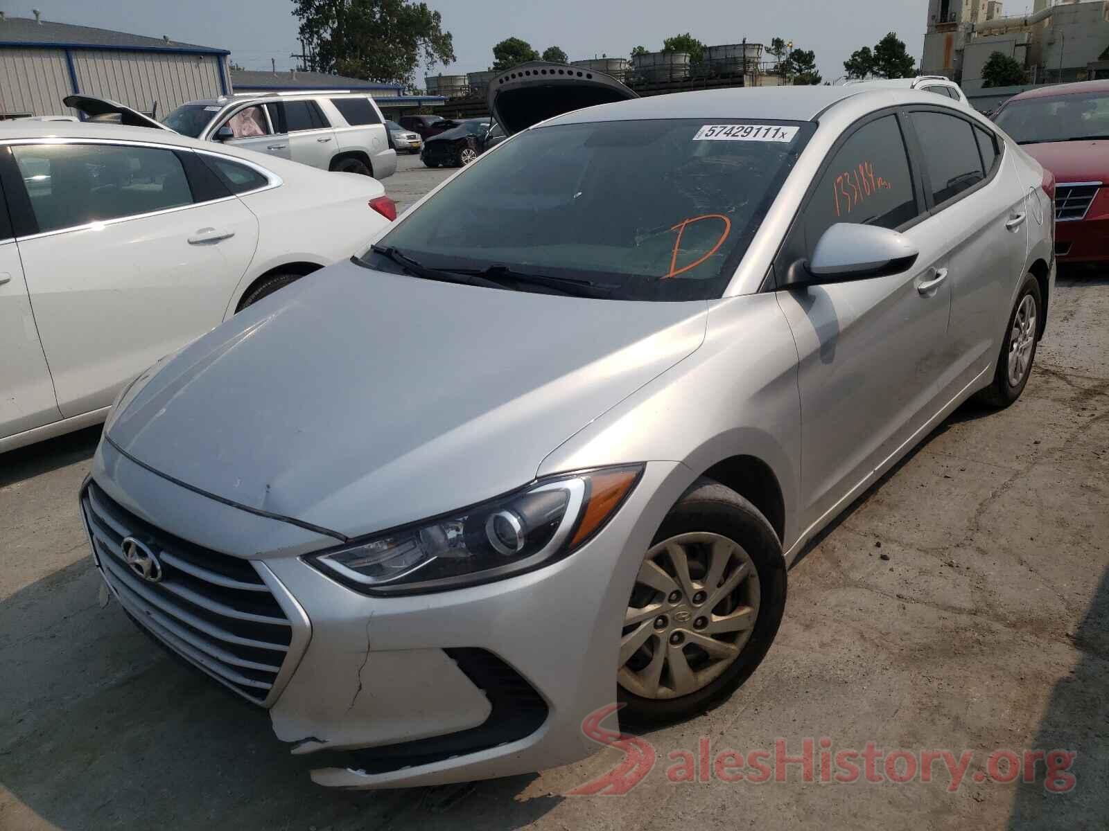 5NPD74LF5HH167473 2017 HYUNDAI ELANTRA