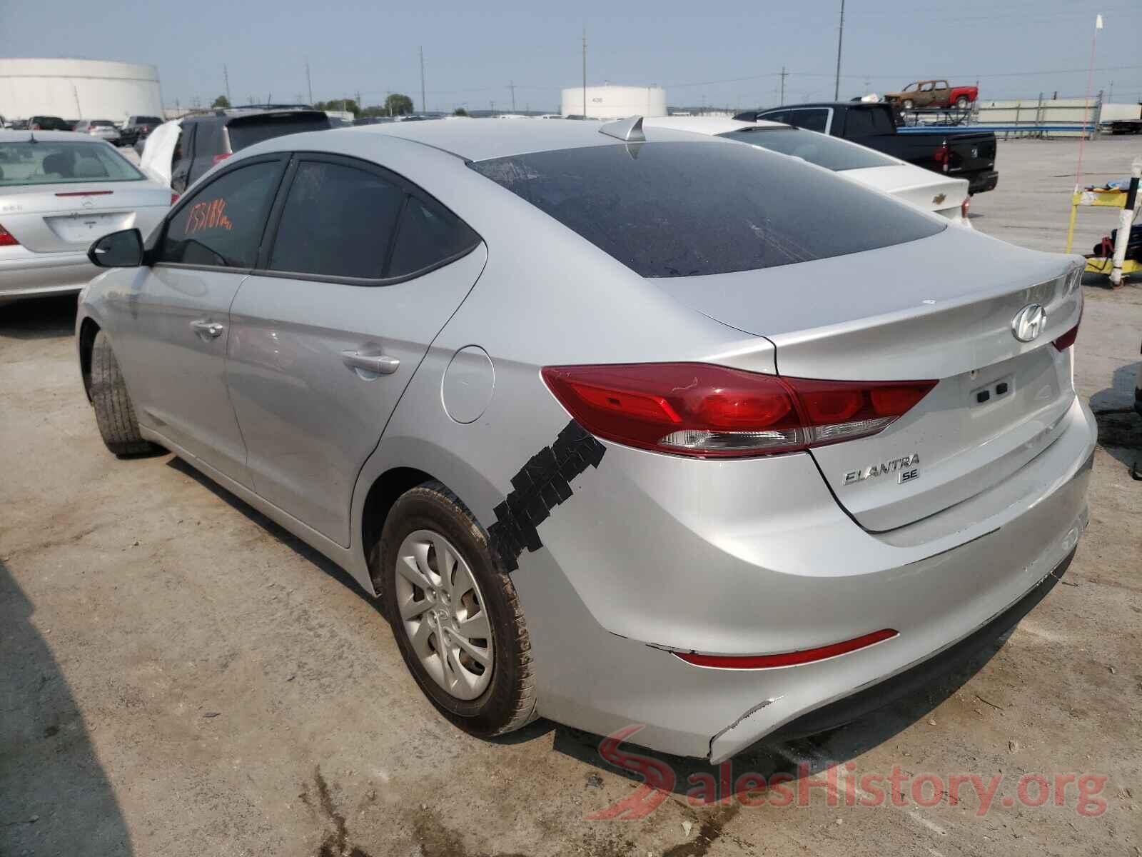 5NPD74LF5HH167473 2017 HYUNDAI ELANTRA