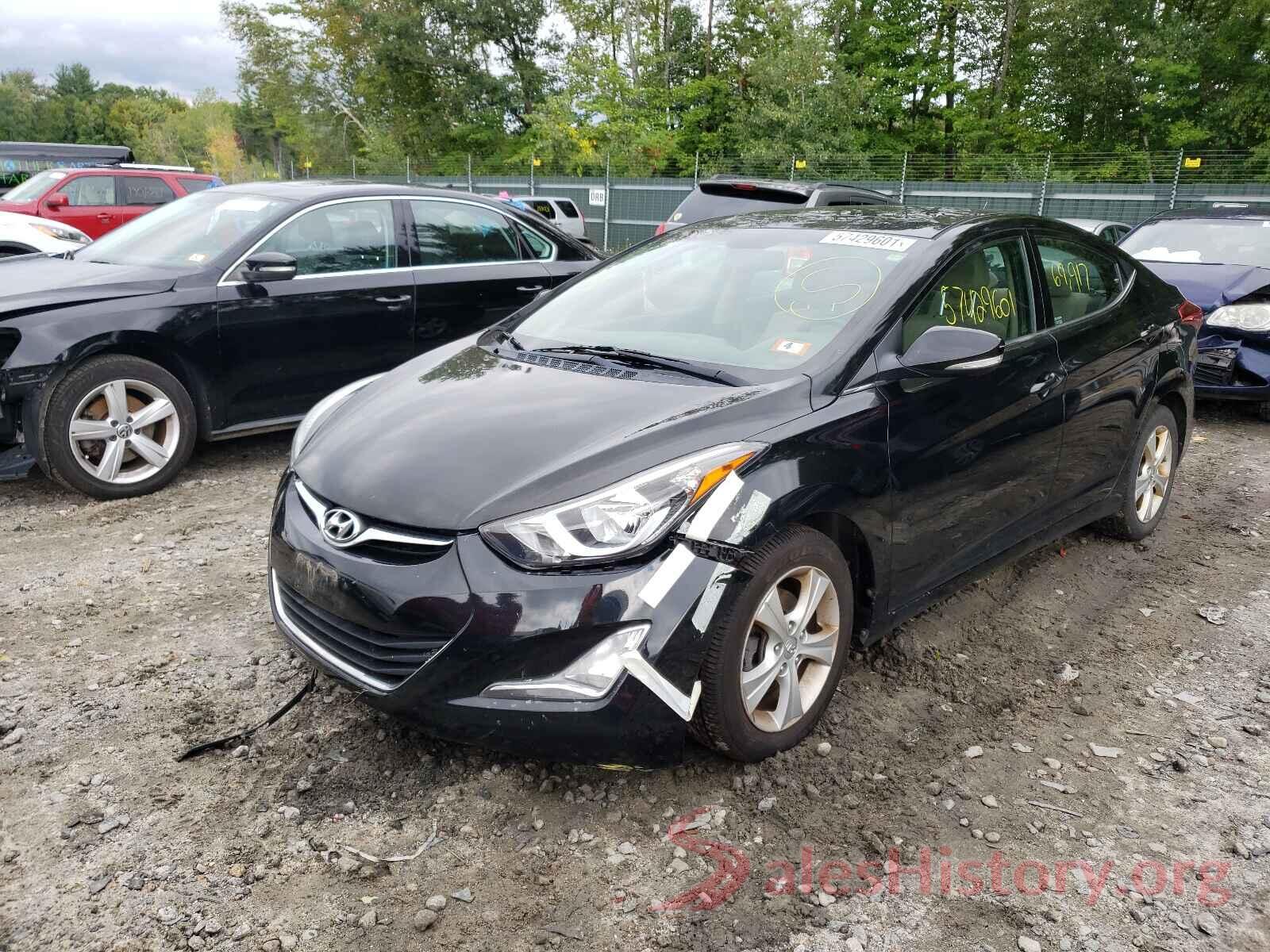 KMHDH4AE7GU628311 2016 HYUNDAI ELANTRA