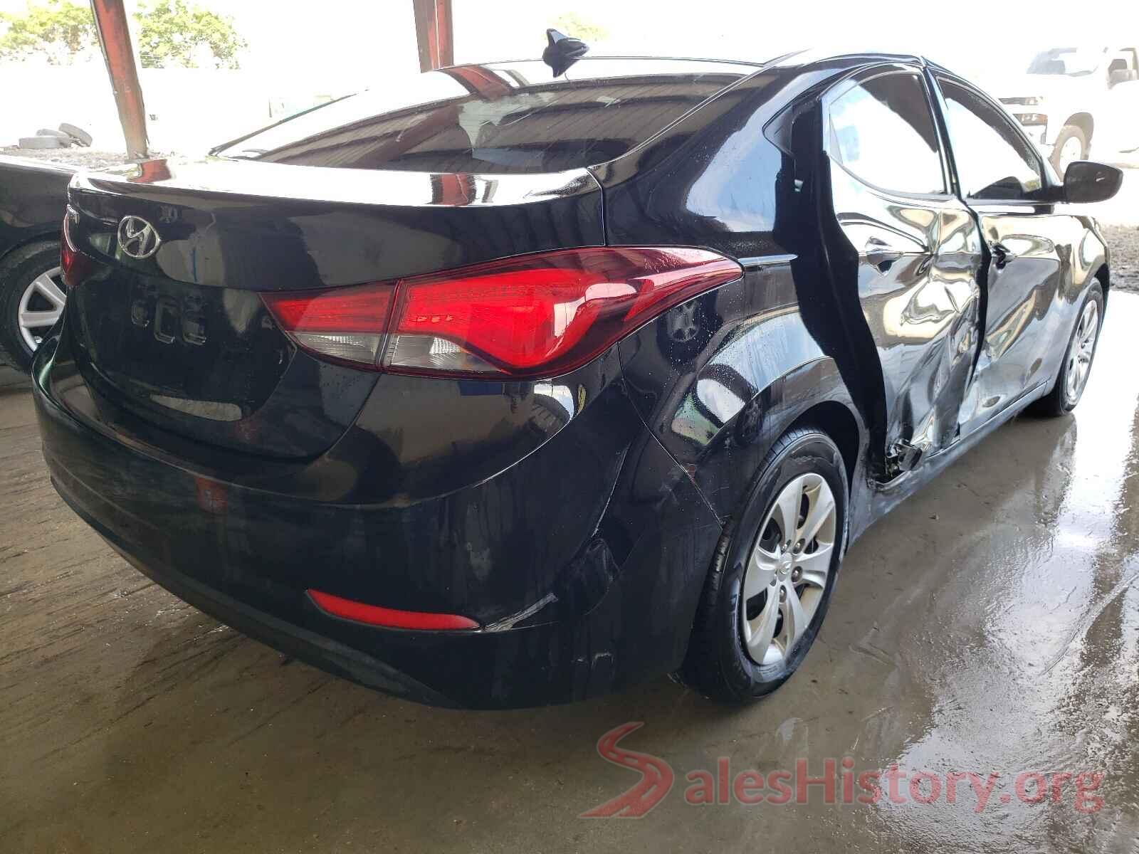 5NPDH4AE4GH770775 2016 HYUNDAI ELANTRA