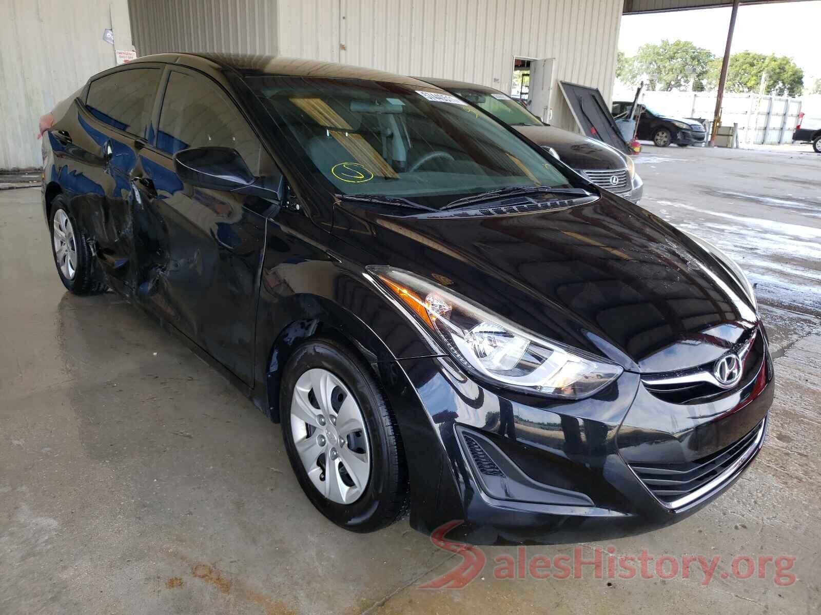 5NPDH4AE4GH770775 2016 HYUNDAI ELANTRA