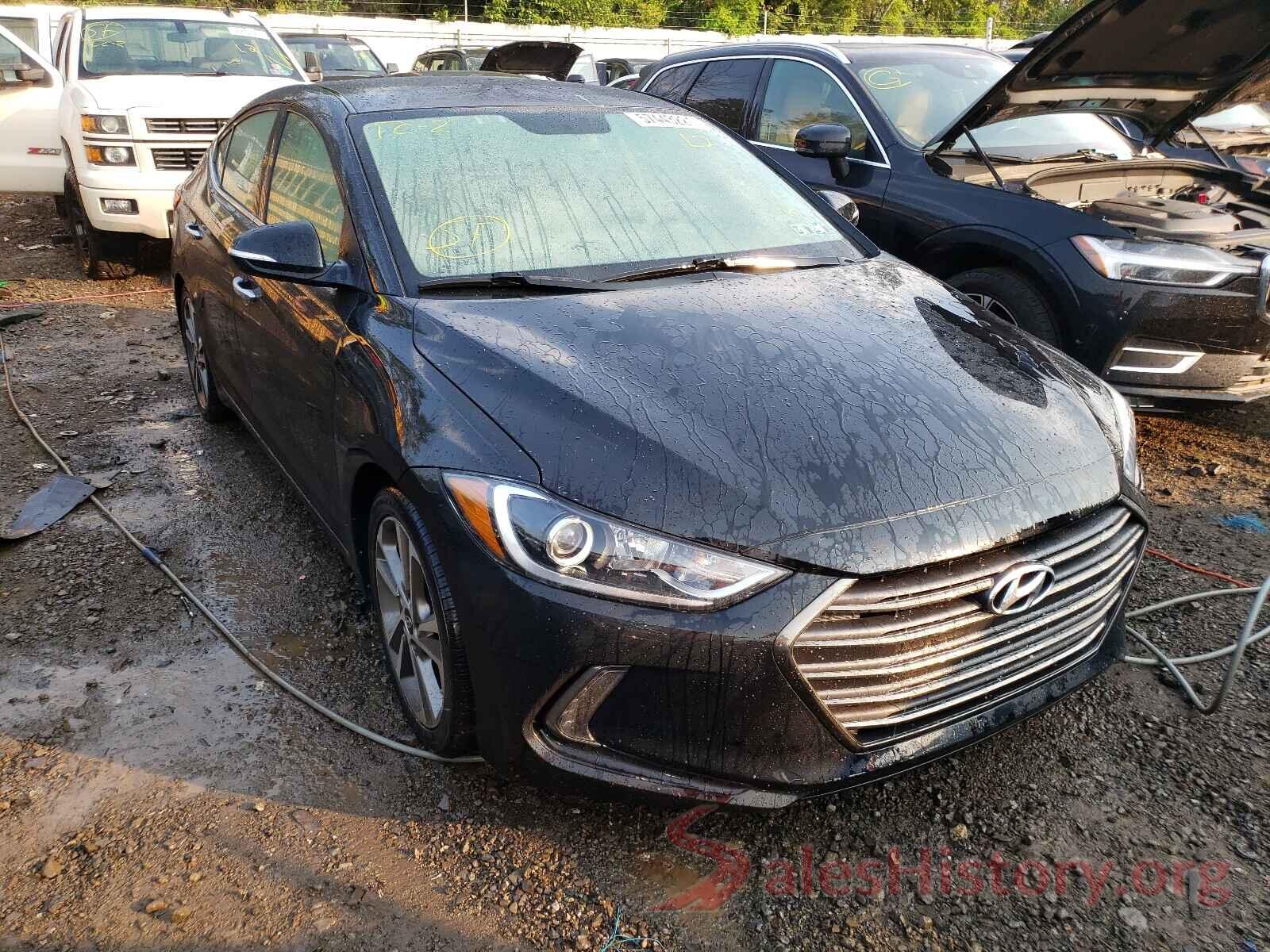 5NPD84LF2HH021240 2017 HYUNDAI ELANTRA