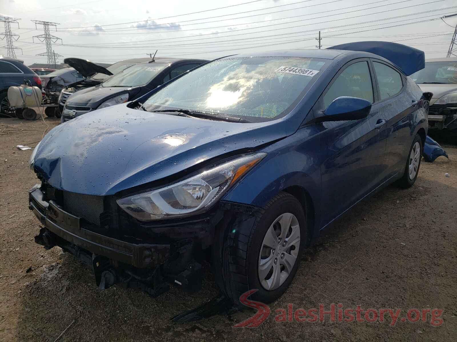 KMHDH4AE0GU598827 2016 HYUNDAI ELANTRA