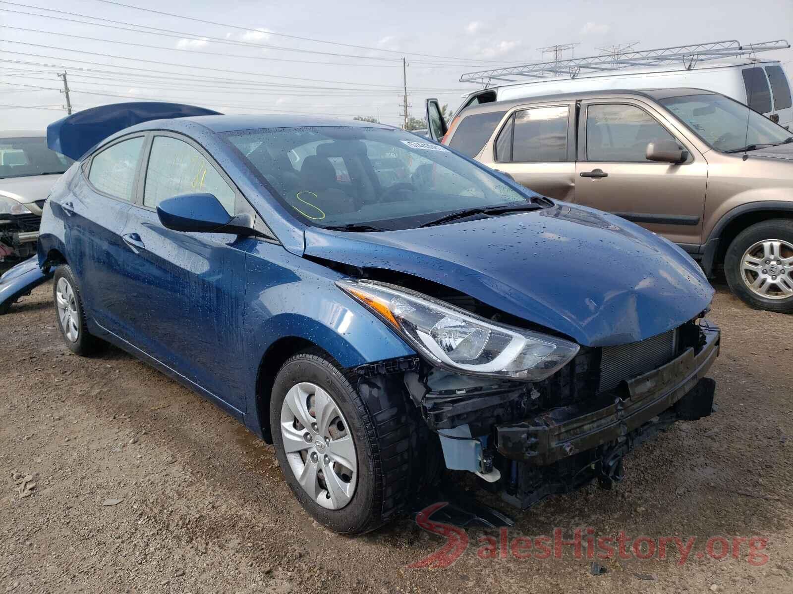 KMHDH4AE0GU598827 2016 HYUNDAI ELANTRA