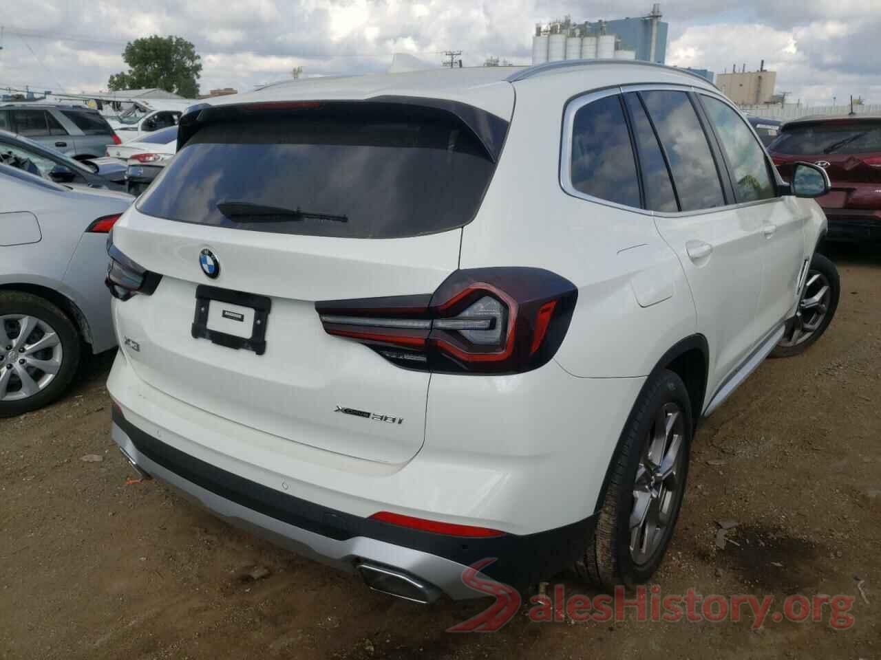 5UX53DP07N9L22520 2022 BMW X3