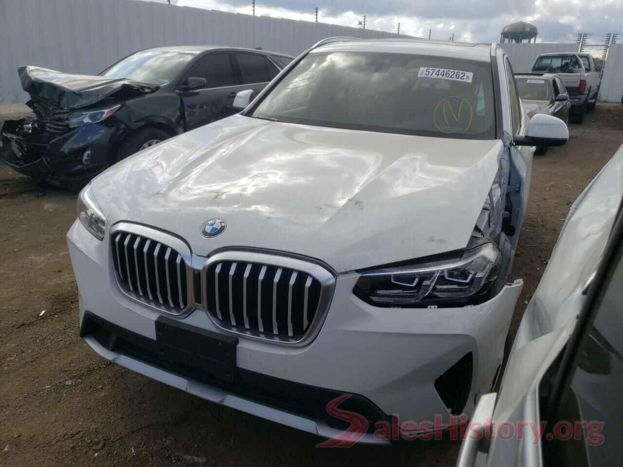 5UX53DP07N9L22520 2022 BMW X3