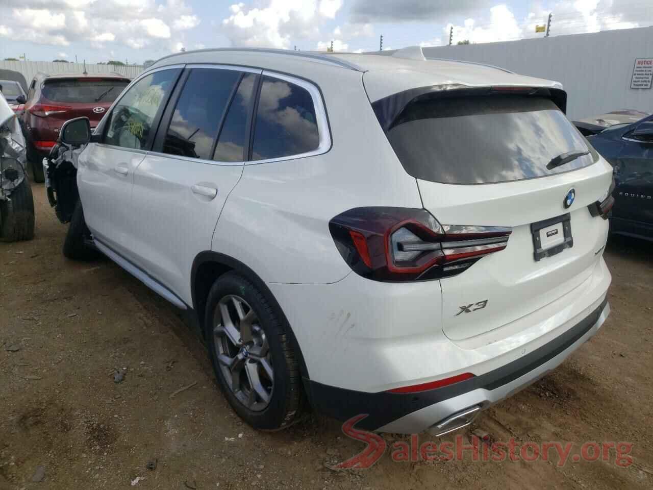 5UX53DP07N9L22520 2022 BMW X3