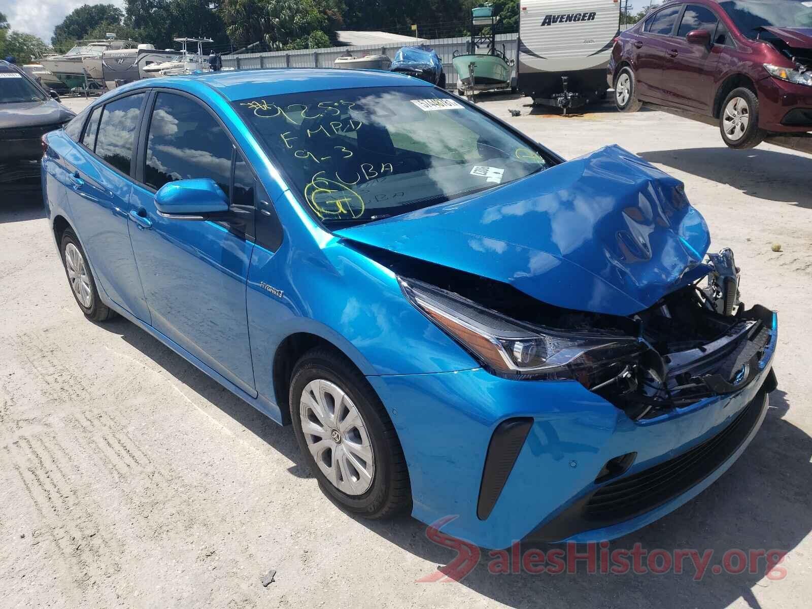 JTDKAMFU5M3131534 2021 TOYOTA PRIUS