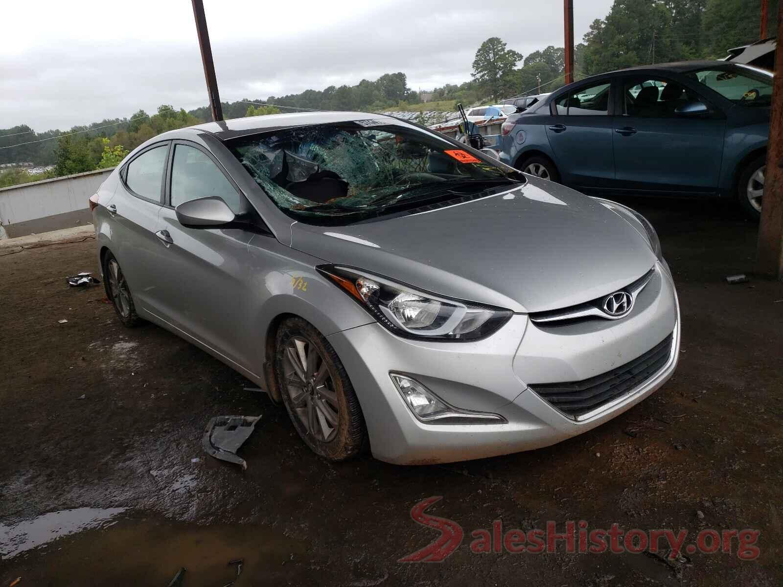 5NPDH4AE1GH705110 2016 HYUNDAI ELANTRA