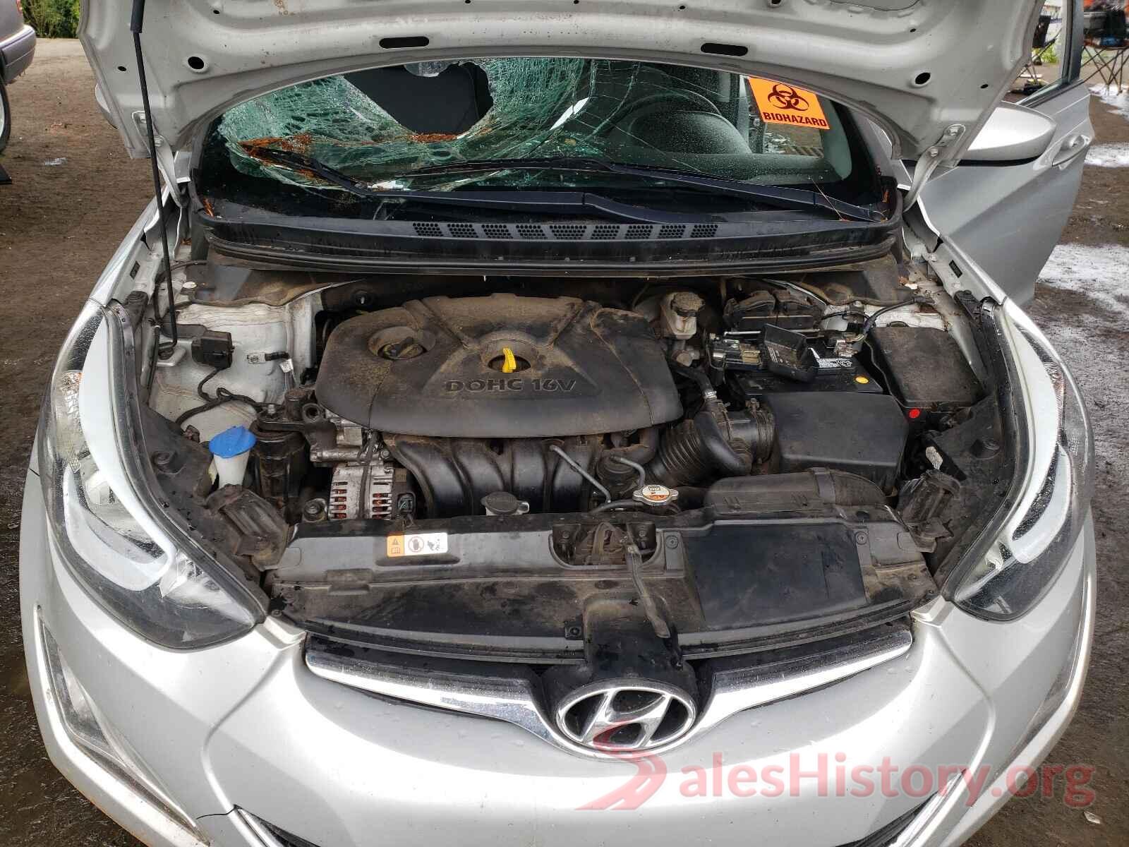 5NPDH4AE1GH705110 2016 HYUNDAI ELANTRA