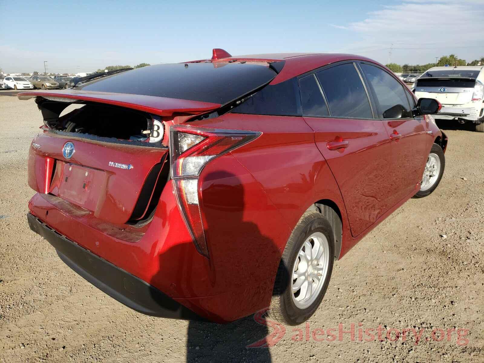 JTDKARFU3H3534317 2017 TOYOTA PRIUS